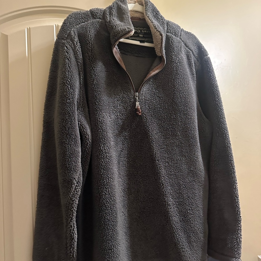 True Grit Gray Fleece Jacket